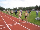 11-vuotiaiden tyttöjen 1000 metrille ilmoittautui niin paljon juoksijoita, että kilpailu käytiin kahdessa erässä.