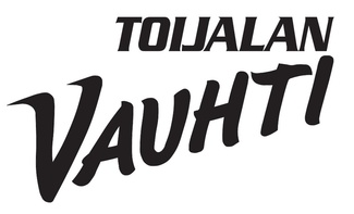 Toijalan Vauhti - logo mustavalko