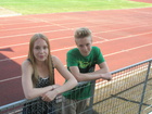 14-vuotias Joni Uolamo päivystää kentällä kesäkuun kaksi ensimmäistä viikkoa ja 15-vuotias Katriina Aalto seuraavat kaksi.