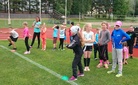 Leirillä liikuttiin lajiharjoittelun lisäksi pelien, leikkien ja kisailujen merkeissä.