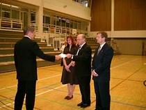 Toijalan Vauhdin 100-vuotisjuhla - Tervehdysten vastaanottajat