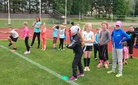 Leirillä liikuttiin lajiharjoittelun lisäksi pelien, leikkien ja kisailujen merkeissä.